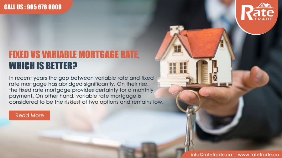 Fixed Vs Variable Mortgage Rate, Which is better?
