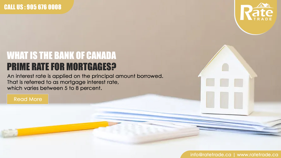 What is The Bank of Canada prime rate for mortgages?